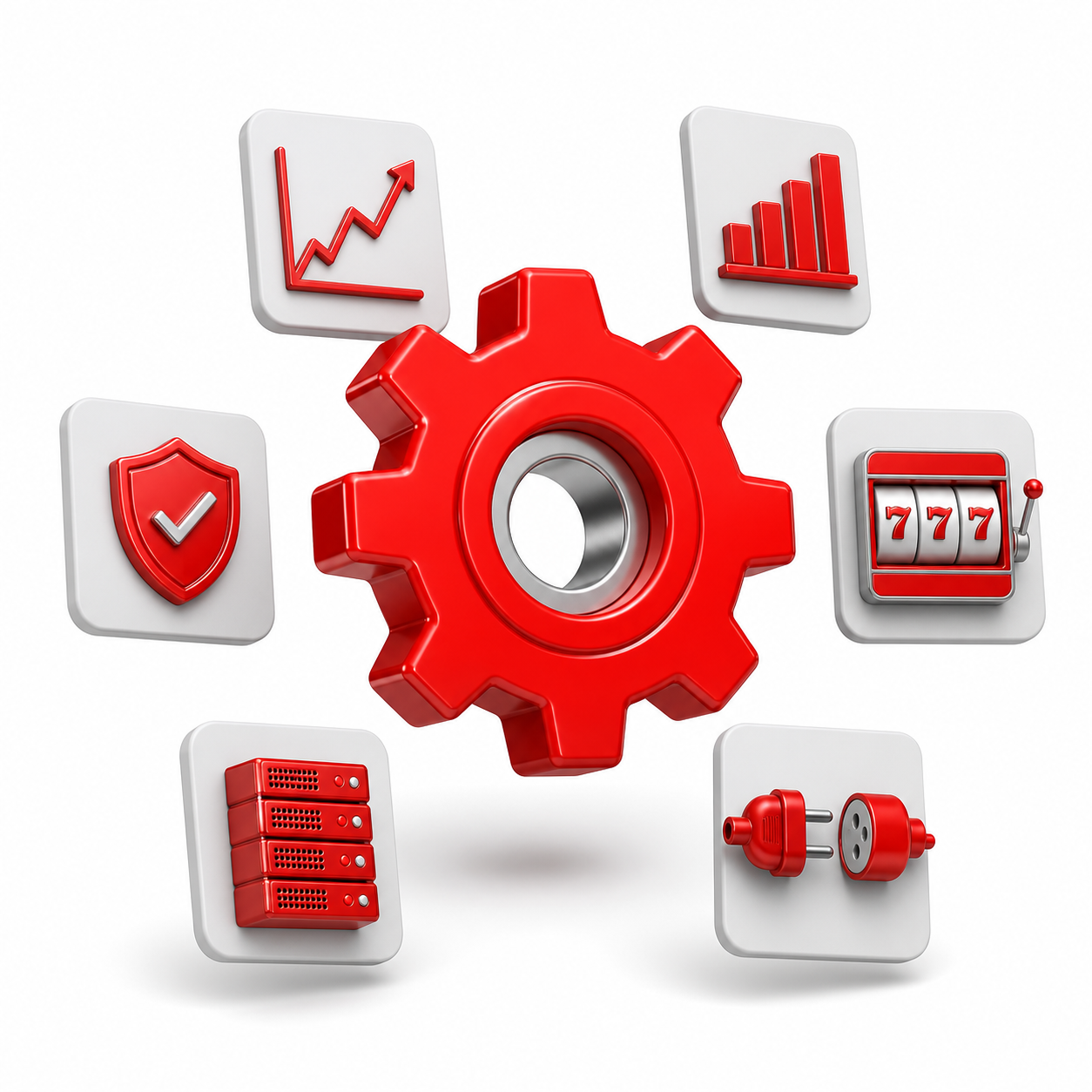 Games, integration, reporting and certification arranged around one system